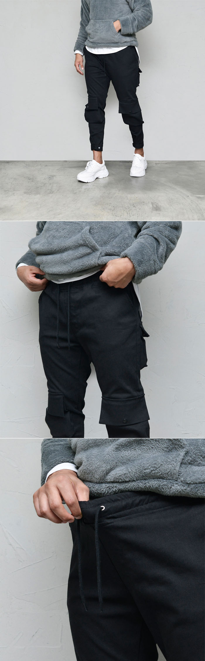 knee length jogger pants